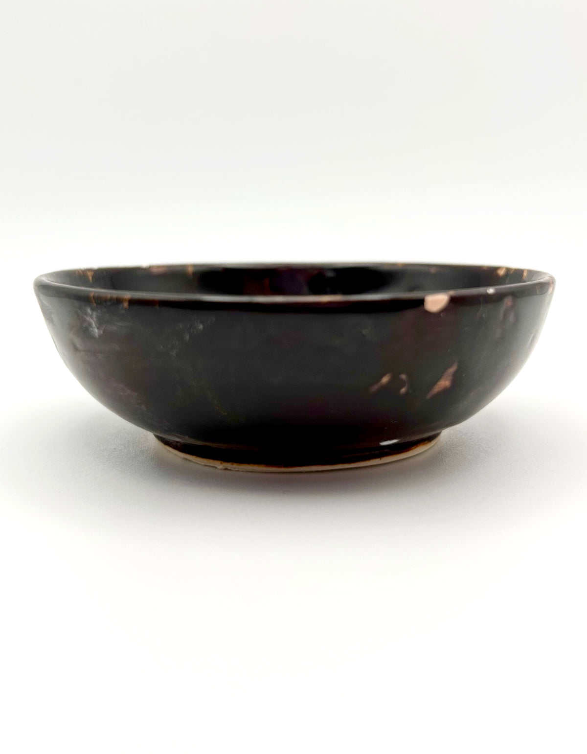 Onyx Mahogany Swirl Sauce Dish