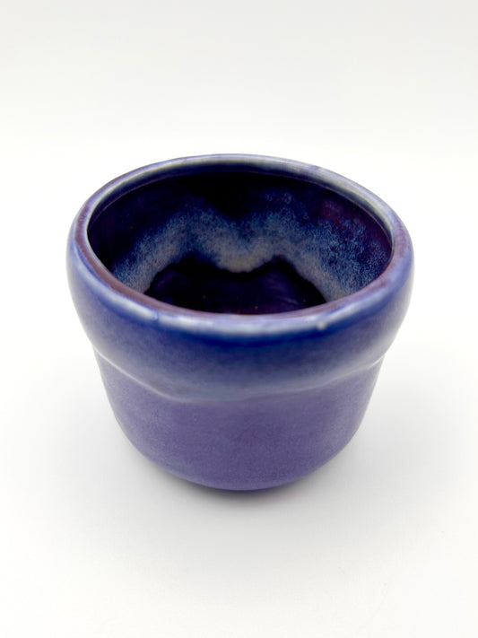 Plum Blue Glaze Tea Cup