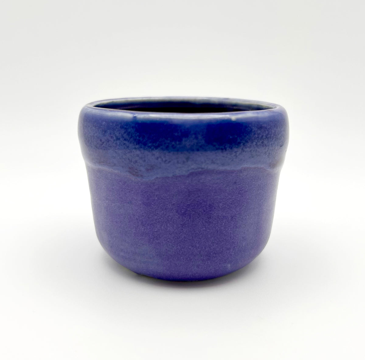 Plum Blue Glaze Tea Cup