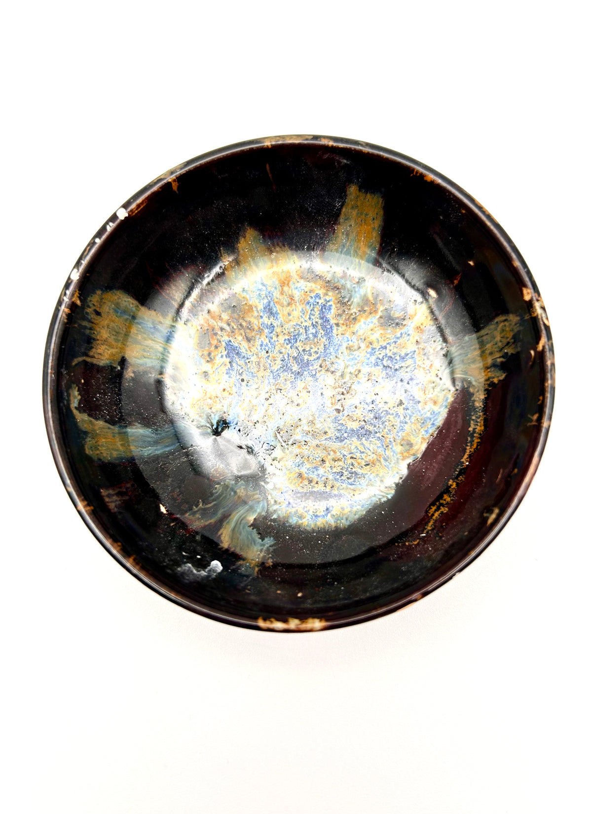 Onyx Mahogany Swirl Sauce Dish