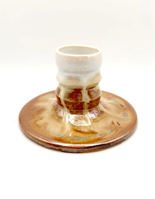Champagne Spill Candlestick Holder