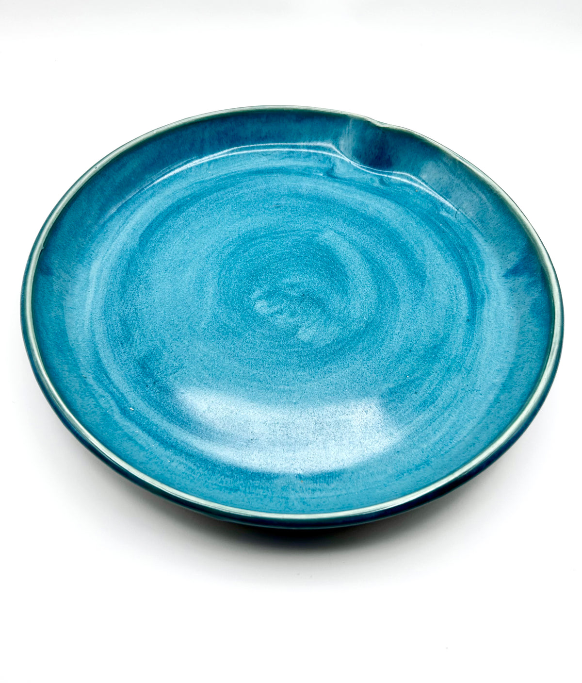 Stacking Turquoise Serving Plate