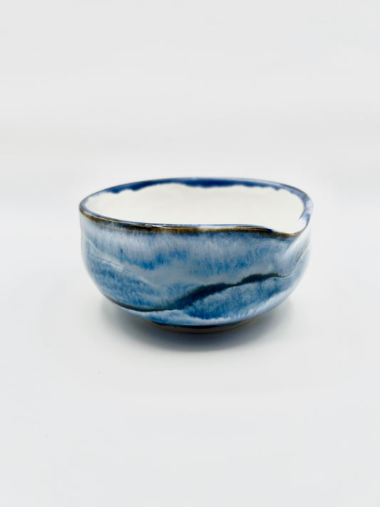 Ocean Waves Matcha Bowl